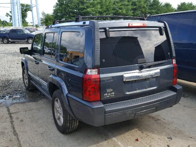 1J8HG58N98C153278 - 2008 JEEP COMMANDER Mavi foto 3