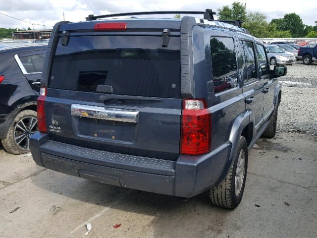 1J8HG58N98C153278 - 2008 JEEP COMMANDER Mavi foto 4