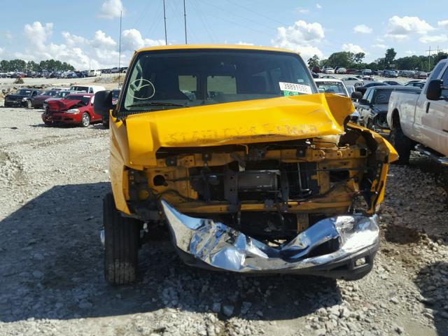 1FTNE2EL2EDA34494 - 2014 FORD ECONOLINE YELLOW photo 9