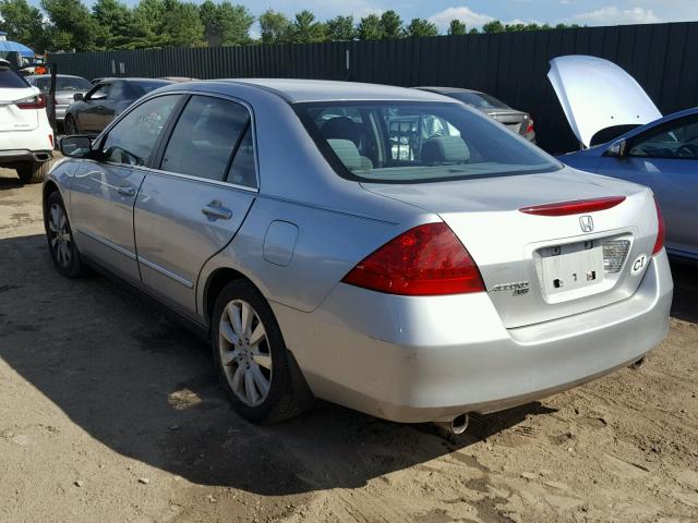 1HGCM66497A045524 - 2007 HONDA ACCORD SE SILVER photo 3