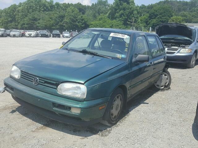 3VWFA81H0TM132202 - 1996 VOLKSWAGEN GOLF GL GREEN photo 2