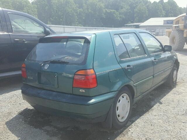 3VWFA81H0TM132202 - 1996 VOLKSWAGEN GOLF GL GREEN photo 4