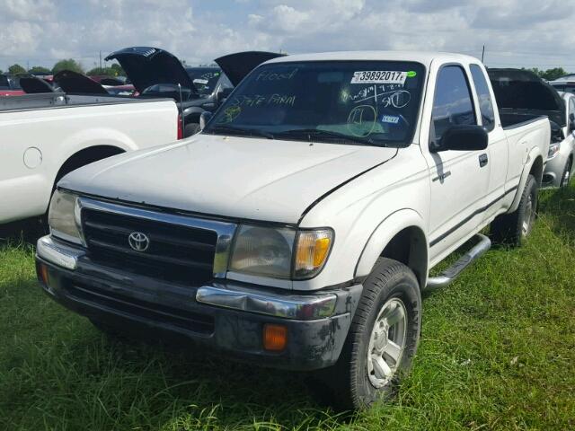 4TASN92N8XZ538888 - 1999 TOYOTA TACOMA WHITE photo 2