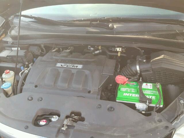 5FNRL3H6XAB063179 - 2010 HONDA ODYSSEY EX BLACK photo 7