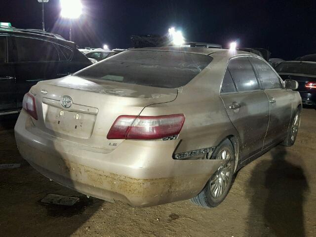 4T1BE46K78U240317 - 2008 TOYOTA CAMRY TAN photo 4