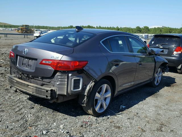 19VDE1F37FE001245 - 2015 ACURA ILX 20 GRAY photo 4