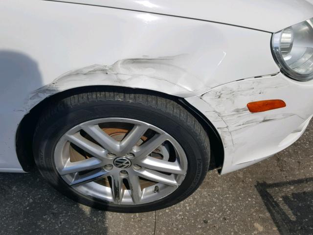 WVWFA7AH1AV018791 - 2010 VOLKSWAGEN EOS LUX 白色 照片 9