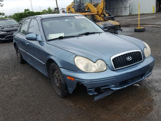 KMHWF25S24A093114 - 2004 HYUNDAI SONATA GL BLUE photo 1