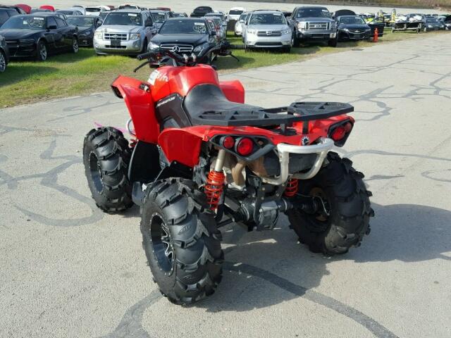 3JBMGAX26GJ000025 - 2016 CAN-AM RENEGADE ORANGE photo 3