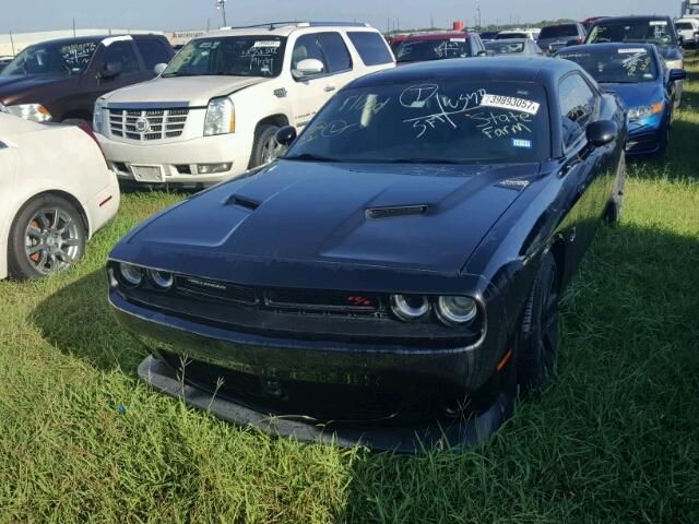 2C3CDZFJ7FH718305 - 2015 DODGE CHALLENGER BLACK photo 2