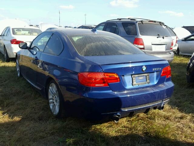 WBAKG1C5XDJ217859 - 2013 BMW 335 I SULE BLUE photo 3