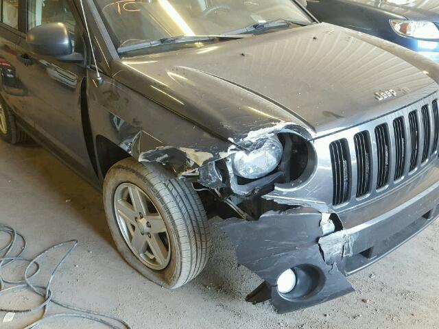 1J4NT4FBXAD671502 - 2010 JEEP COMPASS SP GRAY photo 9