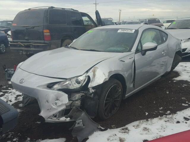 JF1ZNAA12D2708739 - 2013 TOYOTA SCION FR-S ნაცრისფერი ფოტო 2