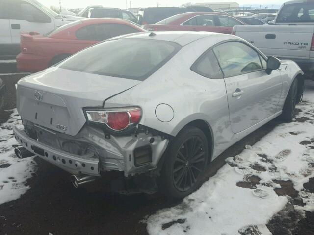 JF1ZNAA12D2708739 - 2013 TOYOTA SCION FR-S ნაცრისფერი ფოტო 4