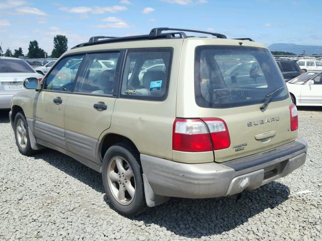 JF1SF65571H722427 - 2001 SUBARU FORESTER S GOLD photo 3