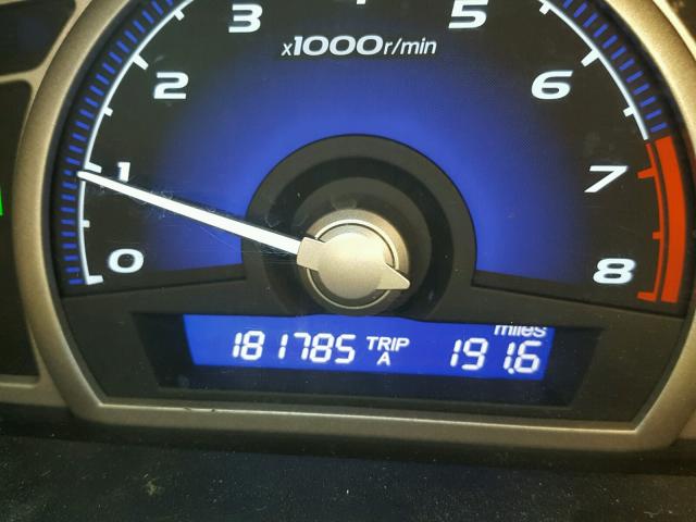 2HGFA16978H504072 - 2008 HONDA CIVIC EXL 棕色 照片 8