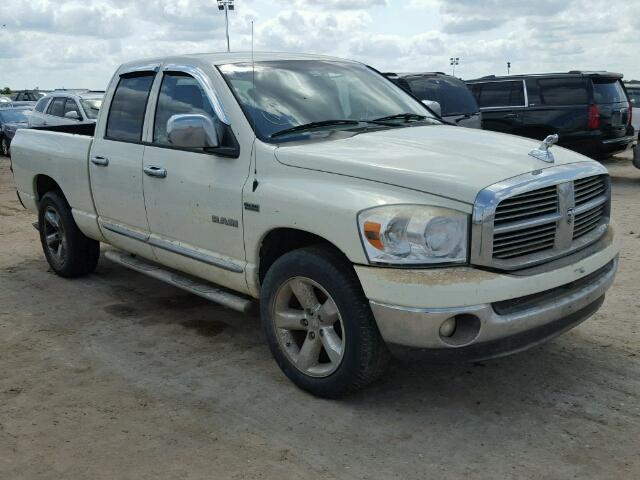 1D7HA18278J209128 - 2008 DODGE RAM 1500 WHITE photo 1