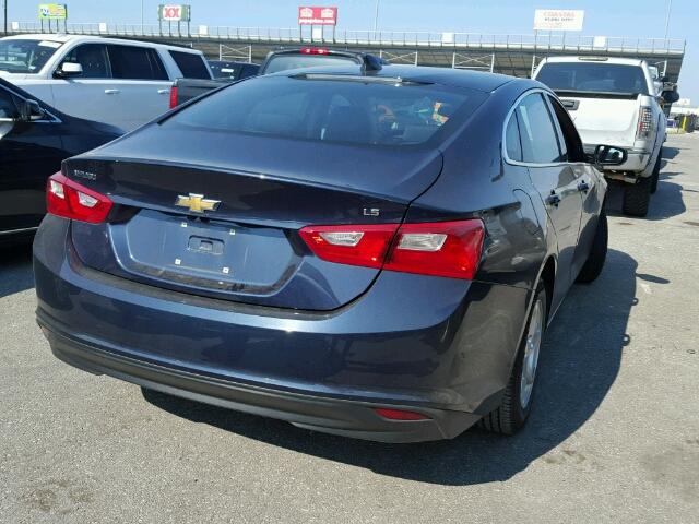1G1ZB5ST1GF273292 - 2016 CHEVROLET MALIBU LS BLUE photo 4