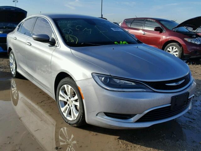 1C3CCCAB5FN662016 - 2015 CHRYSLER 200 SILVER photo 1