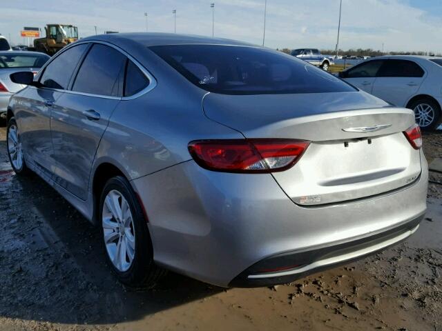 1C3CCCAB5FN662016 - 2015 CHRYSLER 200 SILVER photo 3