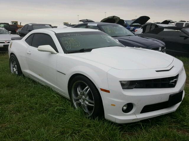 2G1FK1EJ8D9233155 - 2013 CHEVROLET CAMARO WHITE photo 1