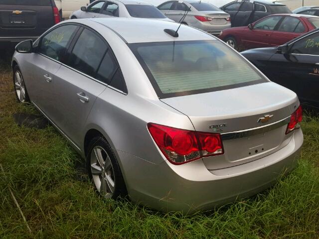 1G1PE5SB8F7182826 - 2015 CHEVROLET CRUZE LT SILVER photo 3