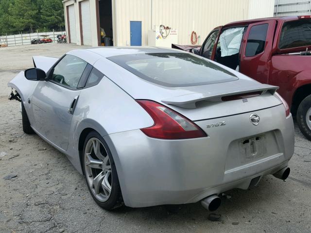 JN1AZ44E49M401132 - 2009 NISSAN 370Z SILVER photo 3