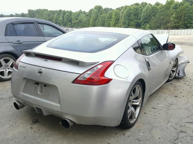 JN1AZ44E49M401132 - 2009 NISSAN 370Z SILVER photo 4