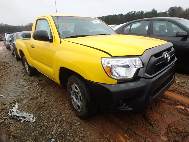 5TFNX4CNXDX028143 - 2013 TOYOTA TACOMA YELLOW photo 1