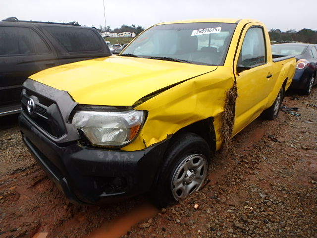 5TFNX4CNXDX028143 - 2013 TOYOTA TACOMA YELLOW photo 2