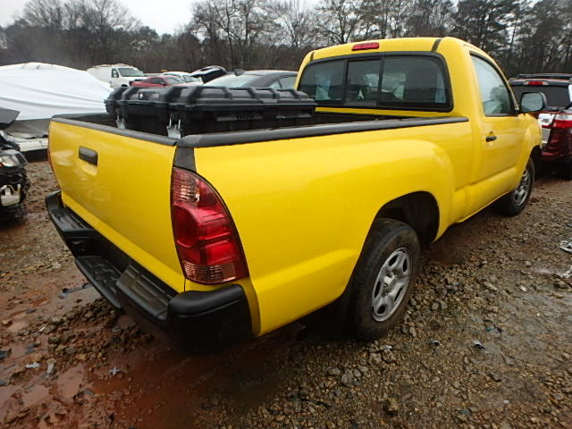 5TFNX4CNXDX028143 - 2013 TOYOTA TACOMA YELLOW photo 4