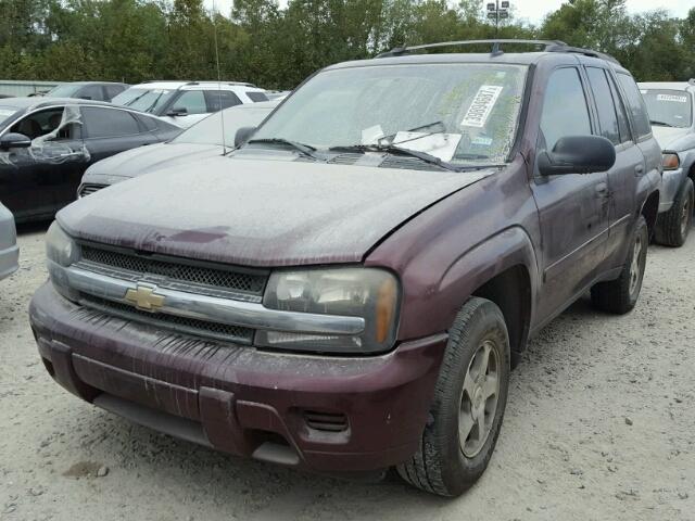 1GNDT13S462265620 - 2006 CHEVROLET TRAILBLAZE PURPLE photo 2