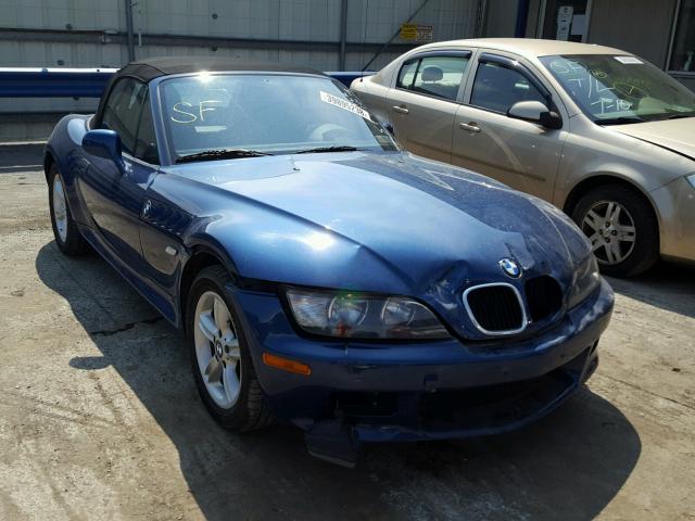 4USCH9340YLG02560 - 2000 BMW Z3 2.3 BLUE photo 1