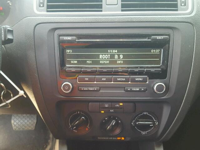 3VW2K7AJXEM445561 - 2014 VOLKSWAGEN JETTA BASE 黑色 照片 9