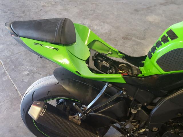 JKAZXCE178A013608 - 2008 KAWASAKI ZX1000 E GREEN photo 6