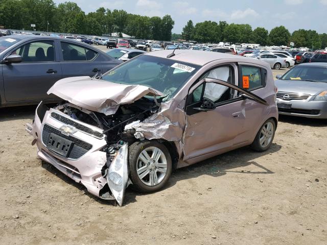 KL8CA6S93DC598896 - 2013 CHEVROLET SPARK LS PINK photo 2