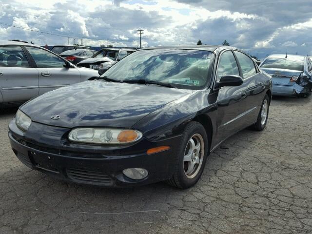 1G3GR64H624205194 - 2002 OLDSMOBILE AURORA BLACK photo 2