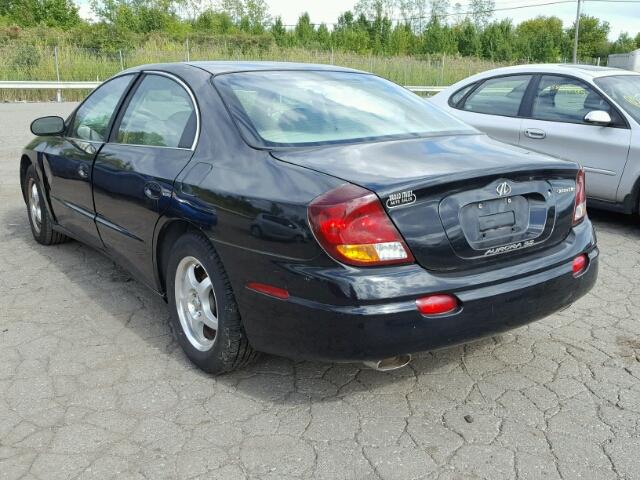 1G3GR64H624205194 - 2002 OLDSMOBILE AURORA BLACK photo 3