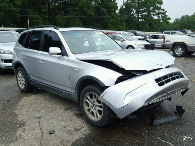 WBXPA73475WC51496 - 2005 BMW X3 2.5I SILVER photo 1