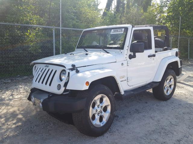 1C4AJWBG4EL119769 - 2014 JEEP WRANGLER S 白色 照片 2