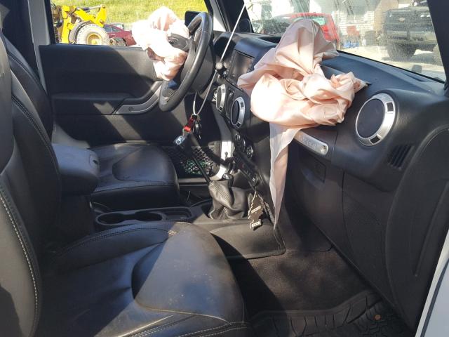 1C4AJWBG4EL119769 - 2014 JEEP WRANGLER S 白色 照片 5