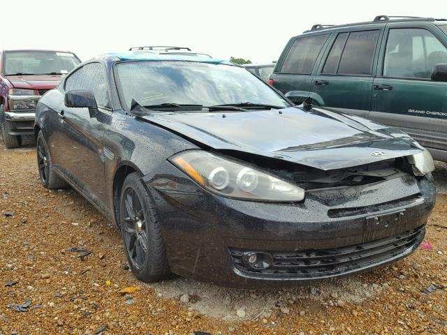 KMHHM66D48U266237 - 2008 HYUNDAI TIBURON GS BLACK photo 1