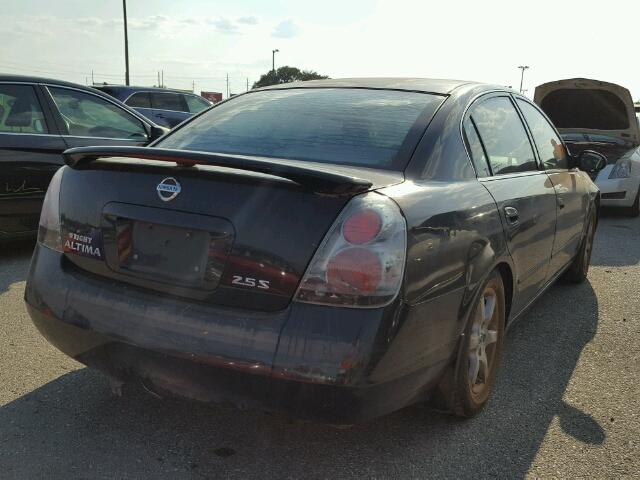 1N4AL11D65N432269 - 2005 NISSAN ALTIMA S BLACK photo 4