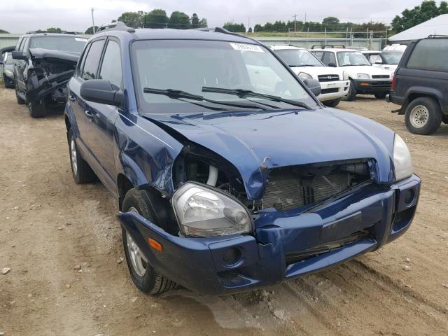 KM8JM72B86U326674 - 2006 HYUNDAI TUCSON GL BLUE photo 1