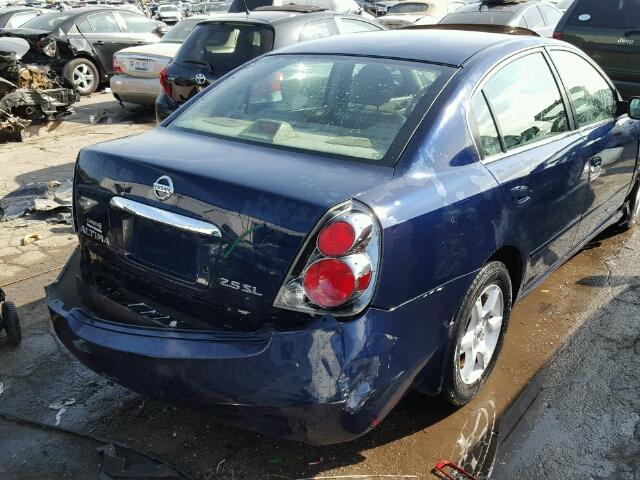 1N4AL11D56C268798 - 2006 NISSAN ALTIMA BLUE photo 4