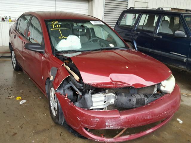 1G8AF52F14Z146100 - 2004 SATURN ION LEVEL BURGUNDY photo 1