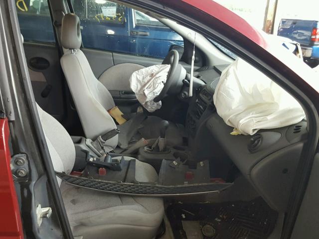1G8AF52F14Z146100 - 2004 SATURN ION LEVEL BURGUNDY photo 5