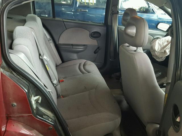 1G8AF52F14Z146100 - 2004 SATURN ION LEVEL BURGUNDY photo 6