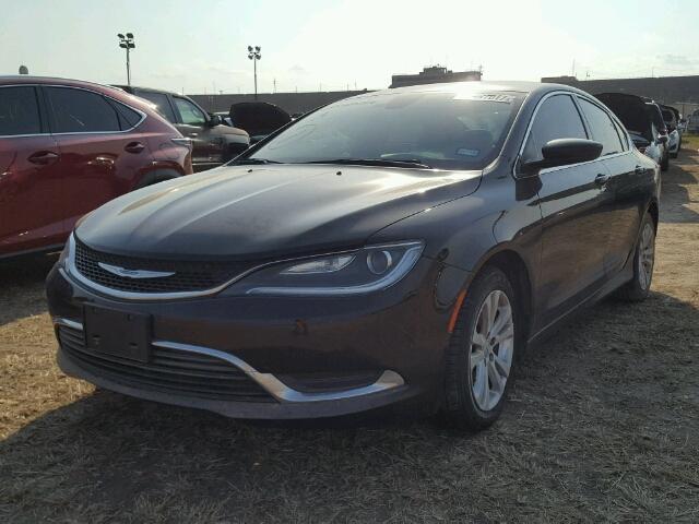 1C3CCCAB9FN715929 - 2015 CHRYSLER 200 LIMITE BLACK photo 2