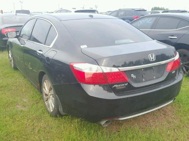 1HGCR3F87DA004680 - 2013 HONDA ACCORD BLACK photo 3